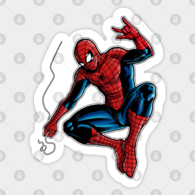 SpiderMan Spider Man Sticker TeePublic
